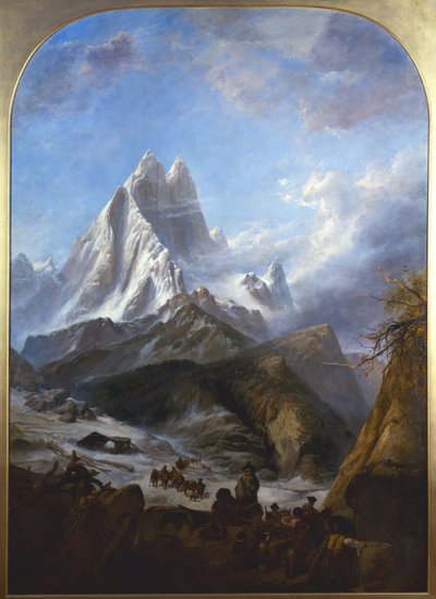 Pic du Midi: DOssau, Pyreneeën door Clarkson Frederick Stanfield